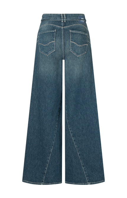 Jeans Wide Greenish Blue 5299-D537 L32