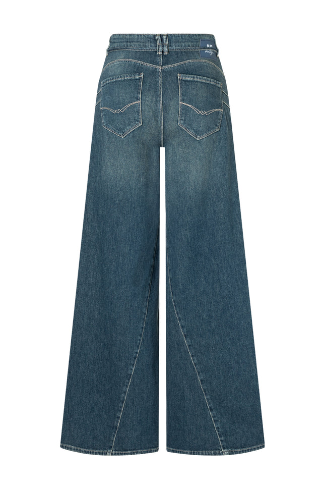 Jeans Wide Greenish Blue 5299-D537 L32