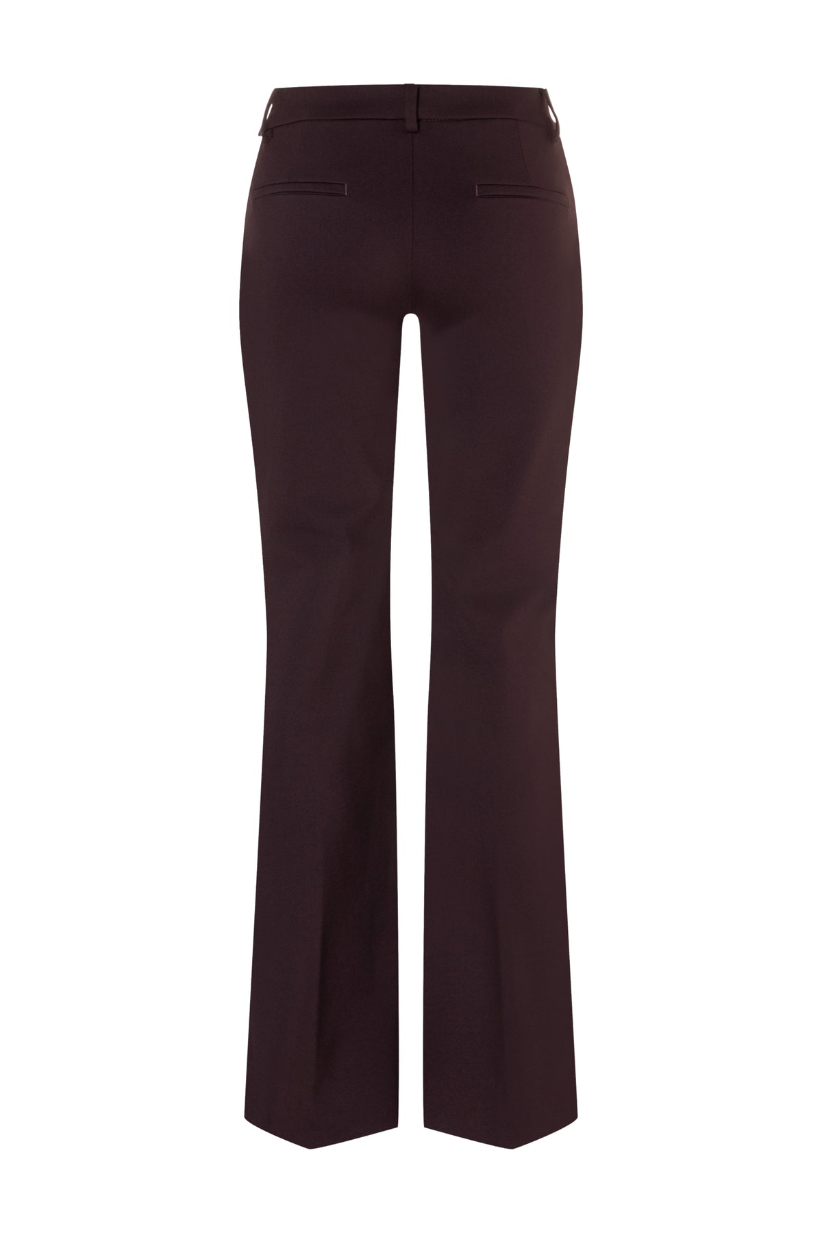Mac Jeans Travel Broek Dream Boot Smoky Purple L34, getailleerde denim met comfortabele pasvorm en diepe paarse tint.