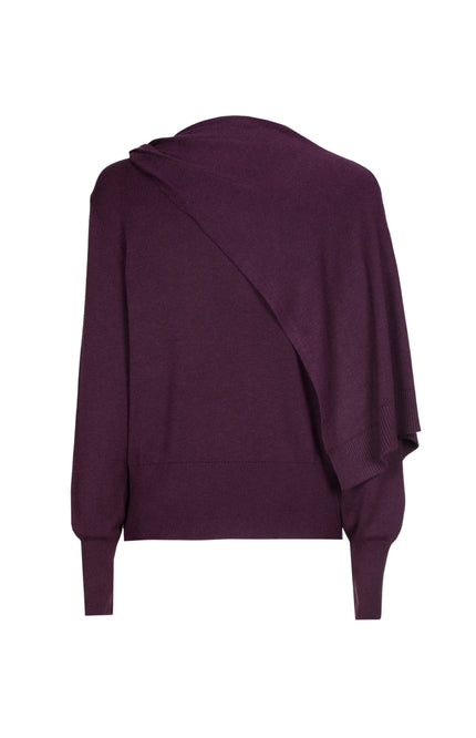 Trui Knoopdetail Plum 4205-45
