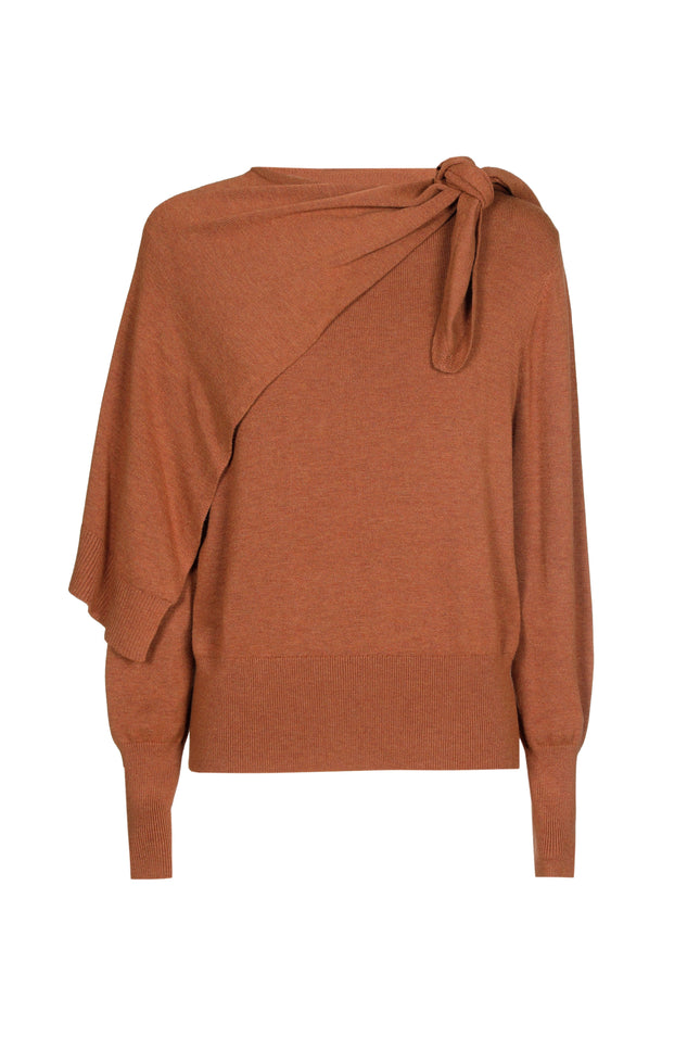 Trui Knoopdetail Caramello 4205-36