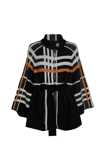 Vest Poncho Print Multi Color 4282-39