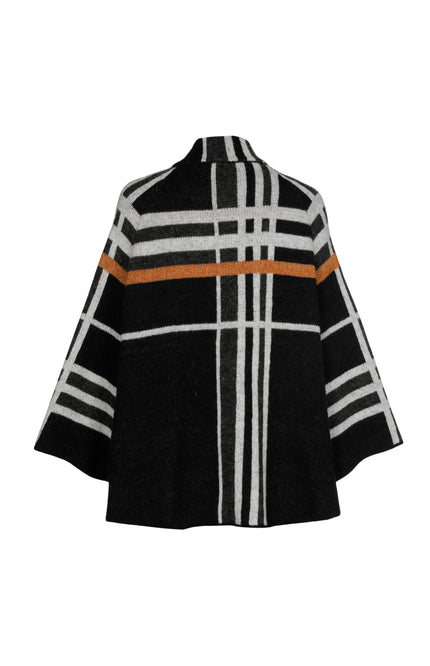 Vest Poncho Print Multi Color 4282-39