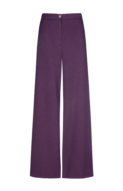 Broek Effen Purple 4567-44
