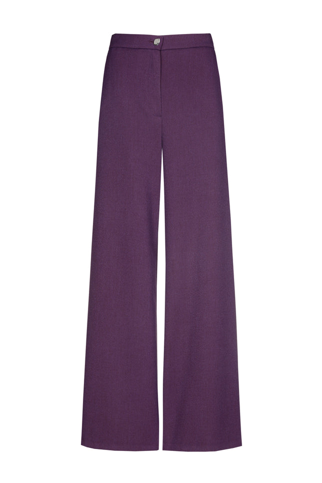 Broek Effen Purple 4567-44
