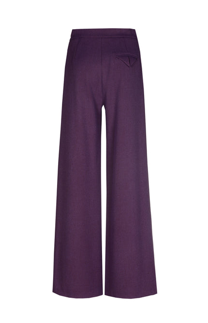 Broek Effen Purple 4567-44