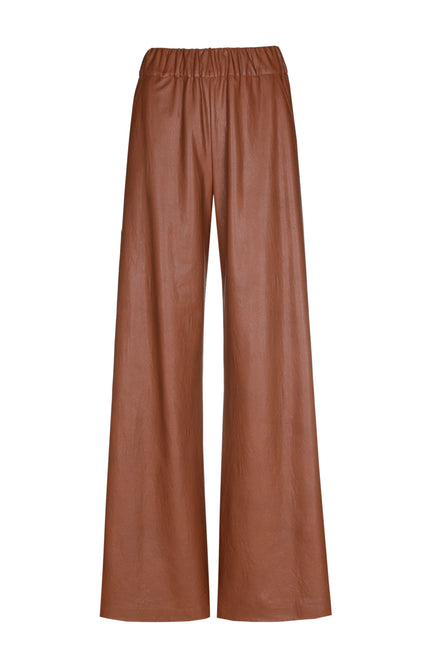 Broek Vegan Leather Caramello 4570-36