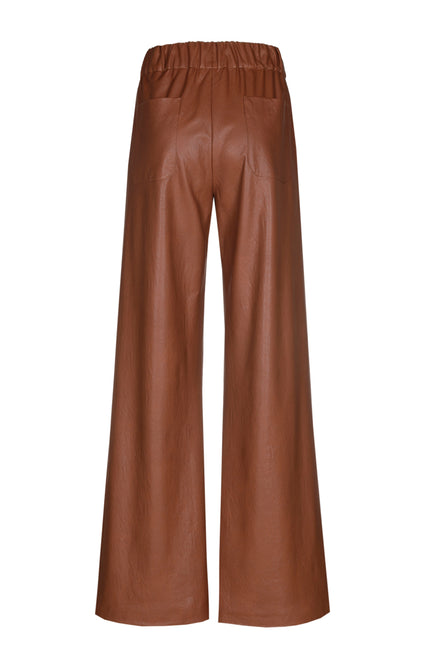 Broek Vegan Leather Caramello 4570-36