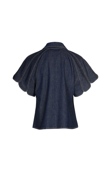 Blouse Jeans Dark Blue 4615-23