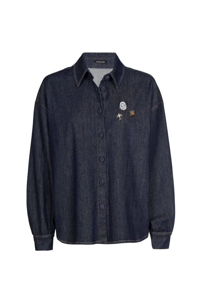 Blouse Jeans Fantasie Dark Blue 4616-23