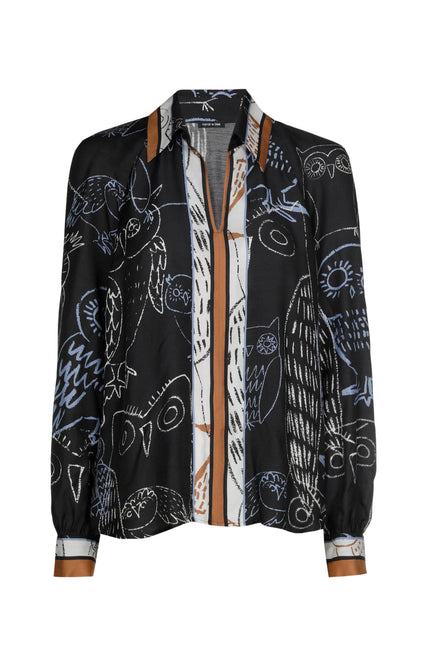 Blouse Print Multi Color 4637-29