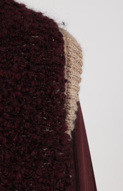 Gilet Lana Cherry Taupe NKF08031