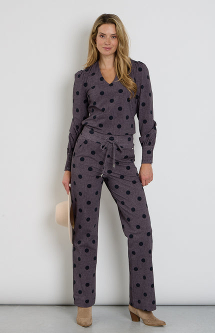 Heavy Travel Broek Dot Structure Winter Grey 202136