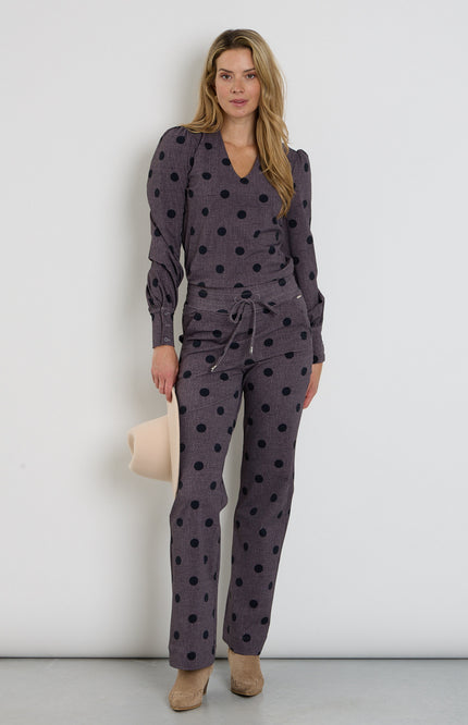 Heavy Travel Broek Dot Structure Winter Grey 202136