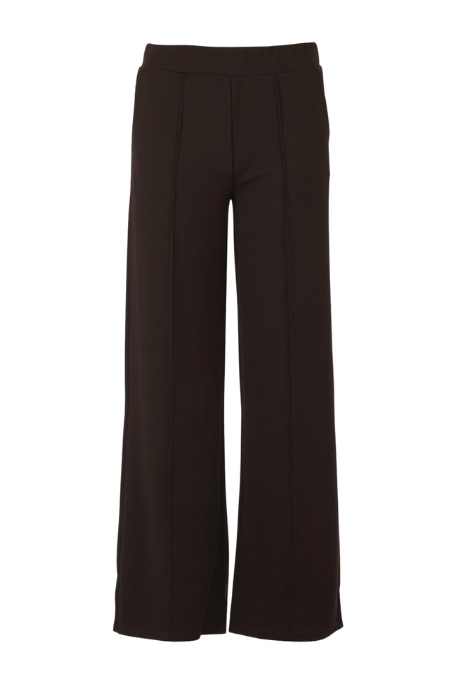 Broek Wide Leg Bruin 416130