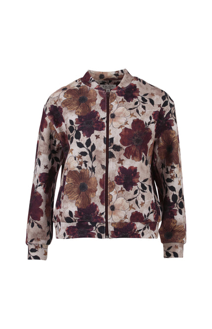 Bomber Bloemprint Camel 183680