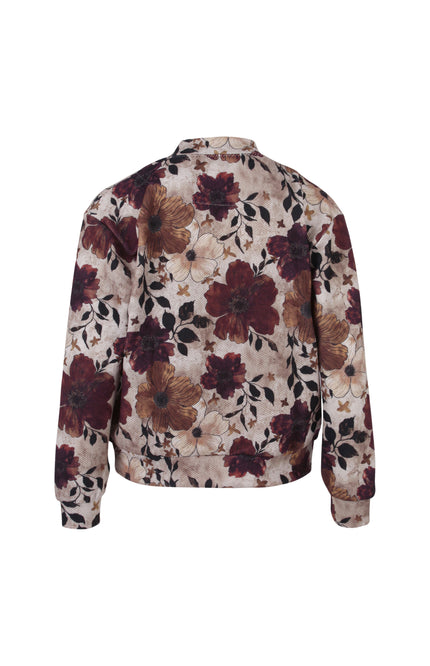 Bomber Bloemprint Camel 183680