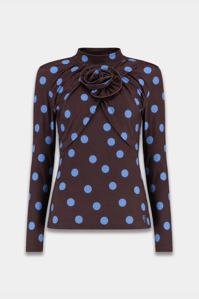 Top Jose Blue Polka Dot AW6T500