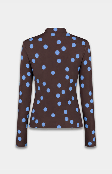 Top Jose Blue Polka Dot AW6T500