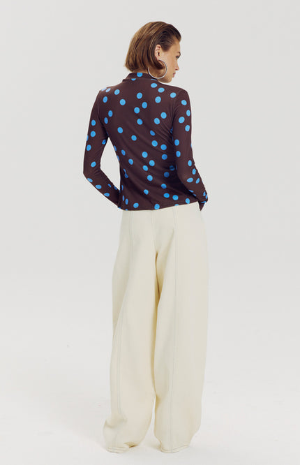 Top Jose Blue Polka Dot AW6T500
