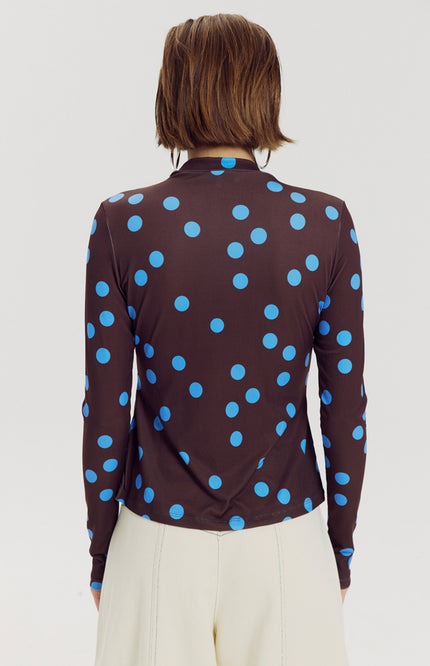 Top Jose Blue Polka Dot AW6T500