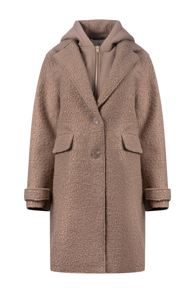 Jacket Mirthe Boucle Taupe NKF12009
