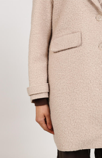 Jacket Mirthe Boucle Sand NKF12009