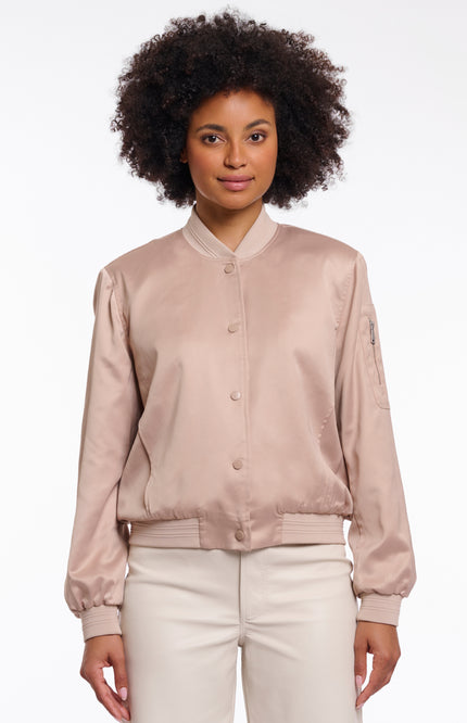 Rino & Pelle Jacket Banner Bomber Smoked Pearl Stretchshop.nl