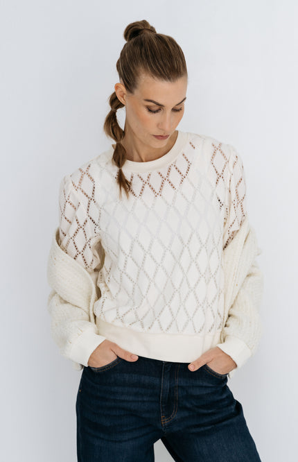 Sweater Percie Diamond Holes