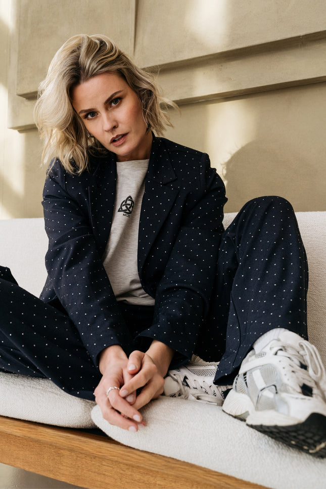 Broek Cizzy Navy Silver