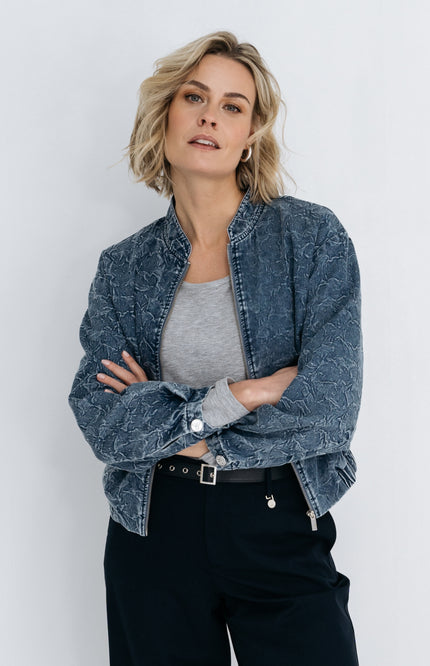 Jacket Patrick Faded Blue Print