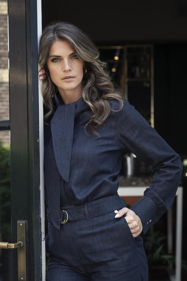 Blouse Danna Dark Blue Melange