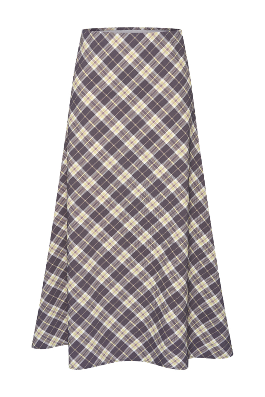 Mi Piace travel rok met herfstcontrole print en winterparel, casual rok met print, geschikt voor herfst en winter.