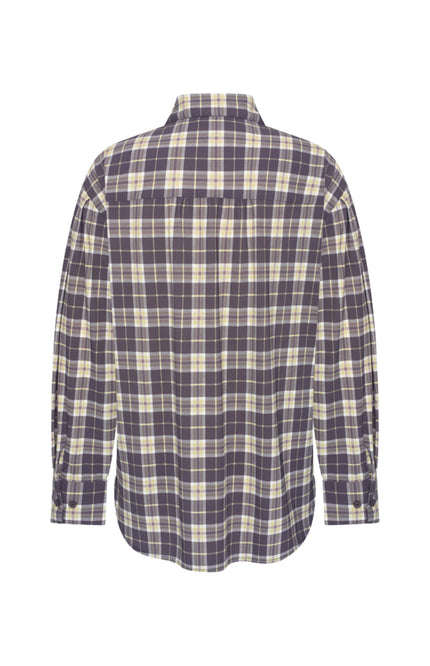 Travel Blouse Light Autumn Check Print Winter Pear 202863
