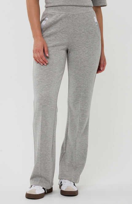 Broek Wide Modal Light Grey Melange F25.05506