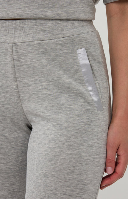 Broek Wide Modal Light Grey Melange F25.05506