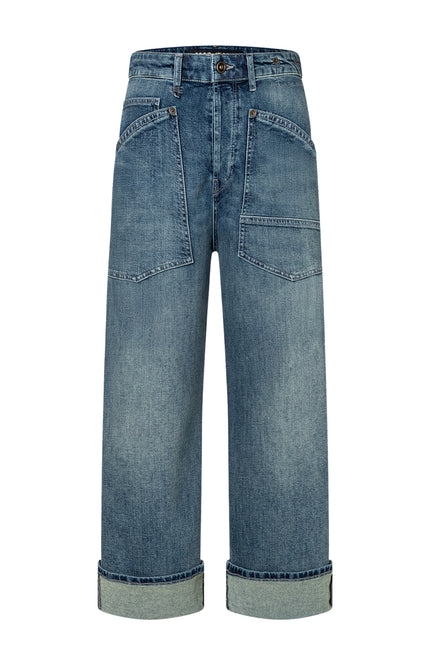 Jeans Baggy Blueish Green Tinted 2321-D528