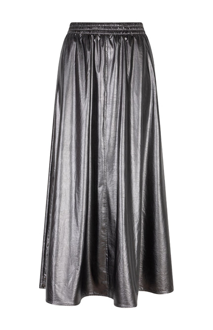 Rok Long Metallic PU Grey F25.11502