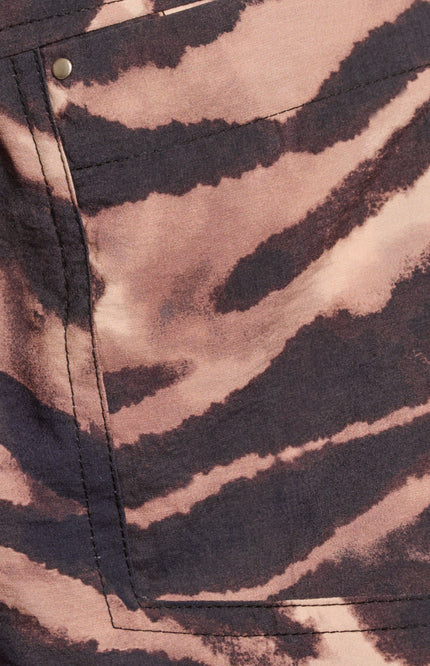 Rino & Pelle Jacket Auda Brown Zebra Stretchshop.nl