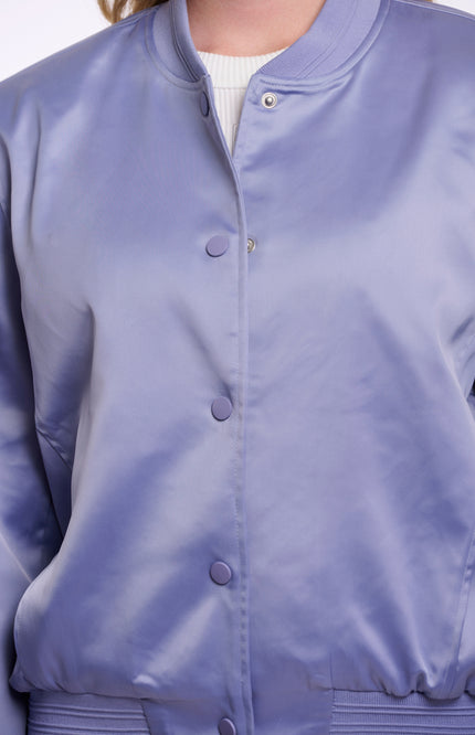 Rino & Pelle Jacket Banner Bomber Brushed Blue Stretchshop.nl
