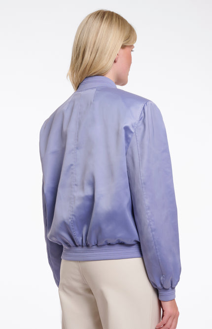 Rino & Pelle Jacket Banner Bomber Brushed Blue Stretchshop.nl