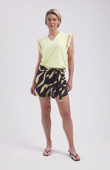 Lady Day Travel Top Lake Butter Yellow L24-375-3223 Stretchshop.nl