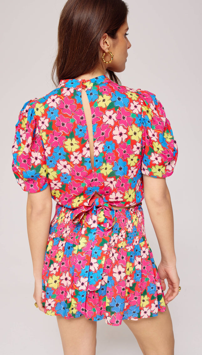 Harper & Yve Top Macey Floral Mix HS25J405 Stretchshop.nl