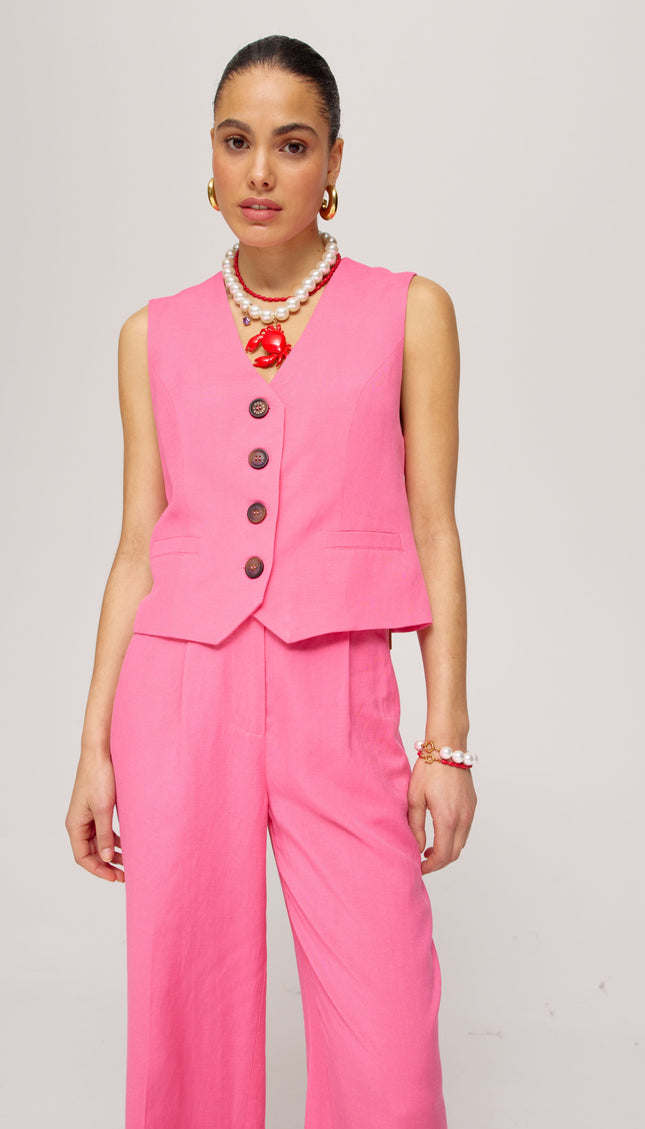 Harper & Yve Gilet Ivana Lovely Pink HS25N202 Stretchshop.nl