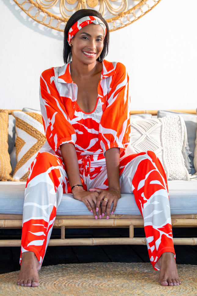 Zoso Broek Reality Orange Sand 253 Stretchshop.nl