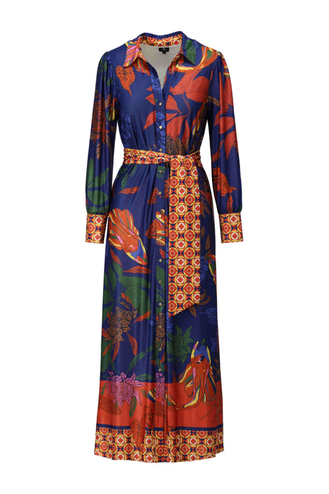 Jurk Maxi Met Zakjes & Design B119-P009