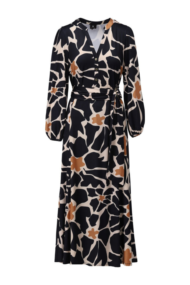 Jurk Maxi Met Design B302-P044