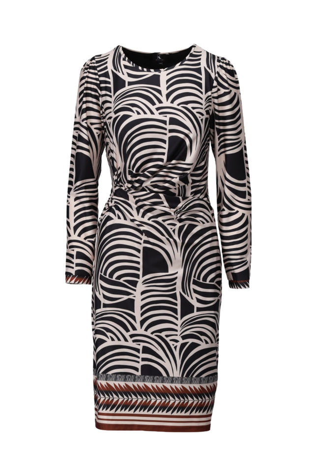 Jurk Ronde Hals & Design B320-P056