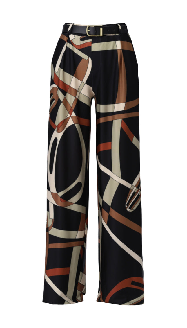 Broek Met Design & Riem B337-P048