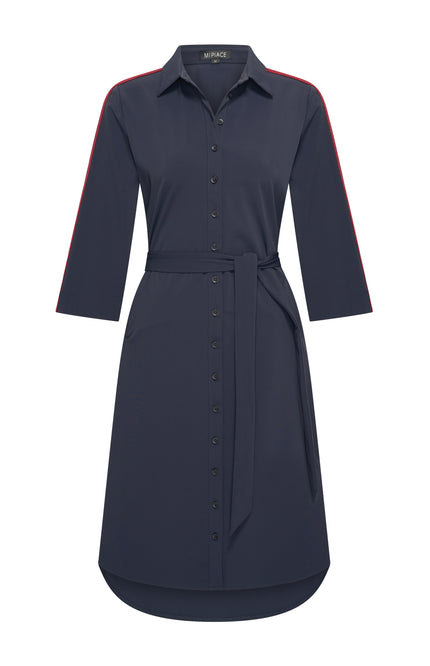 Travel Jurk Tape Navy 202665